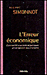 L'erreur �conomique