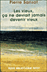 Les vieux, �a ne devrait jamais devenir vieux