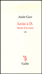 Lettre à D.&nbsp;-&nbsp;André Gorz