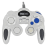 Bigben Mini-Manette analogique vibrante Blanche Perle pour GameCube et Nintendo Wii