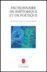 Dictionnaire de rh�torique et de po�tique