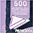 Panodia bo�te de 500 coins transparents