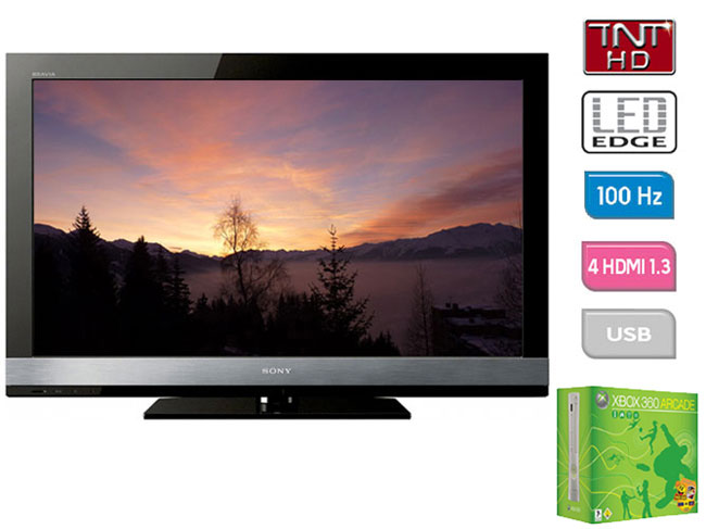 Sony KDL52EX700 LED + Microsoft Xbox 360 Arcade pour 1 ? de plus