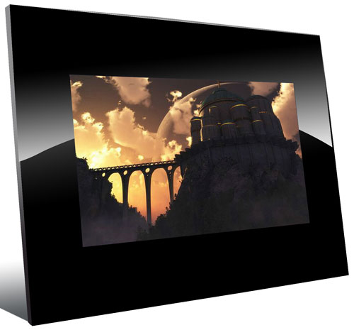 Cadre photo num�rique 7 pouces - Lecteur de cartes m�moire