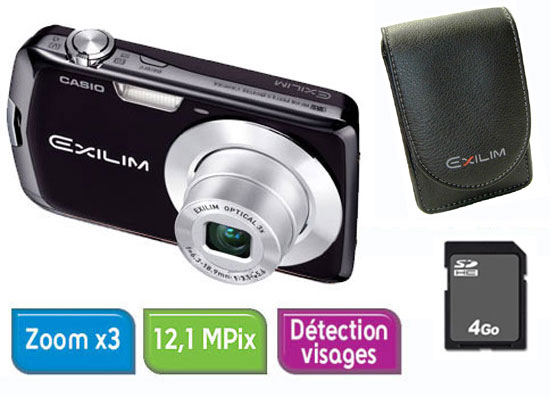 Capteur CCD : 12,1 millions de pixels, R�solution maximale : 4000 x 3000, Z