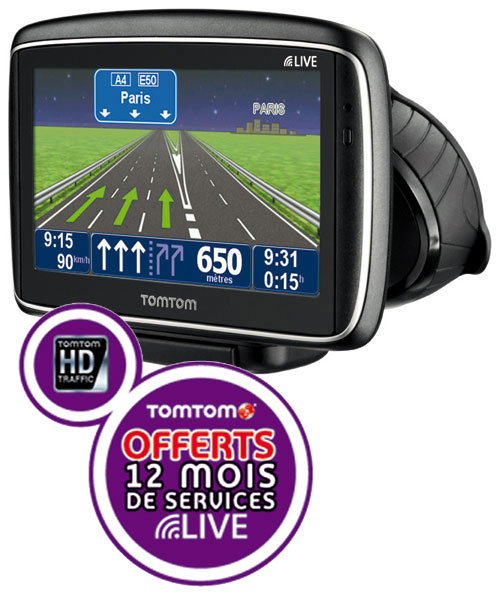 GPS TomTom GO 950 Live - Europe et Am&eacute;rique du Nord + 12 mois de Services Live offerts