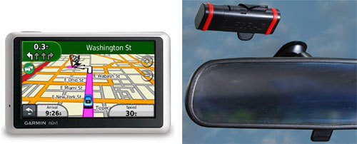 GPS Garmin n&uuml;vi 1350T Europe + Inforad GPS avertisseur radars K1