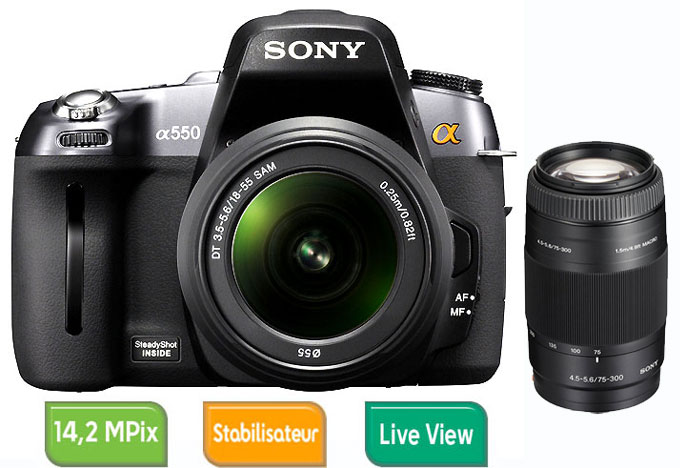 Capteur CMOS Exmor APS-C : 14,2 millions de pixels effectifs, Format d'imag
