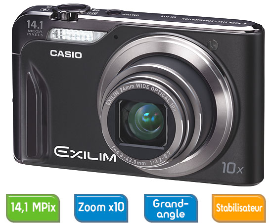 Casio Exilim EX-H15 Noir