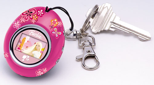 Lexibook Cadre num&eacute;rique Porte-clefs - Barbie + 5 photos offertes