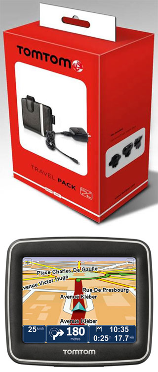 GPS TomTom Start Black - Europe 42 pays + Travel Pack pour GPS TomTom Start/One