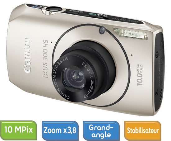 Canon Ixus 300 HS Argent
