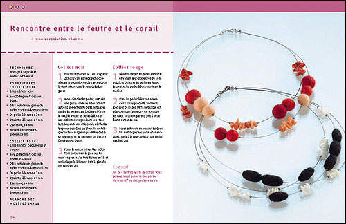 Laine feutrée, bijoux élégants