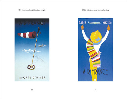 Les affiches Air France