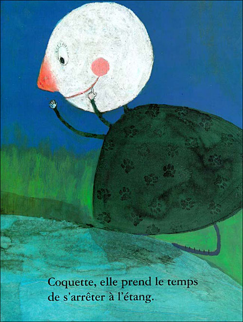 Que fait la lune la nuit ?