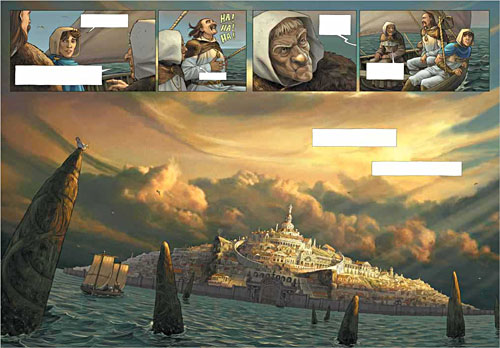 Extrait planche " Les Druides" tome 2