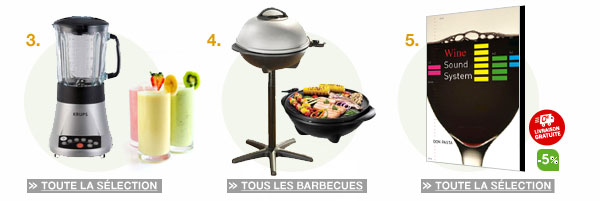 L'homme moderne aime recevoir : blender Krups, barbecue George Foremand, Livre