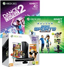 Packs Xbox 360 + Kinect