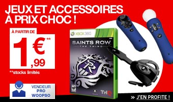 Jeux et accessoires à prix choc !