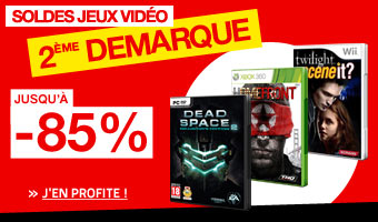 Soldes 2e démarque : jusqu'à -85% sur les jeux