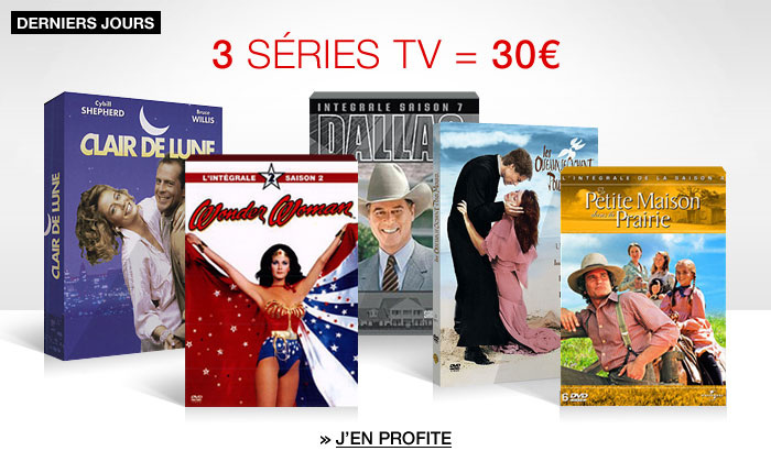 3 Séries TV = 30€